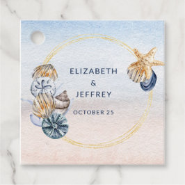 シーシ素朴ェル海シーサマービーチ結婚式 フェイバータグ