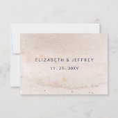 シーシ素朴ェル海シーサマービーチ結婚式 出欠カード (裏面)