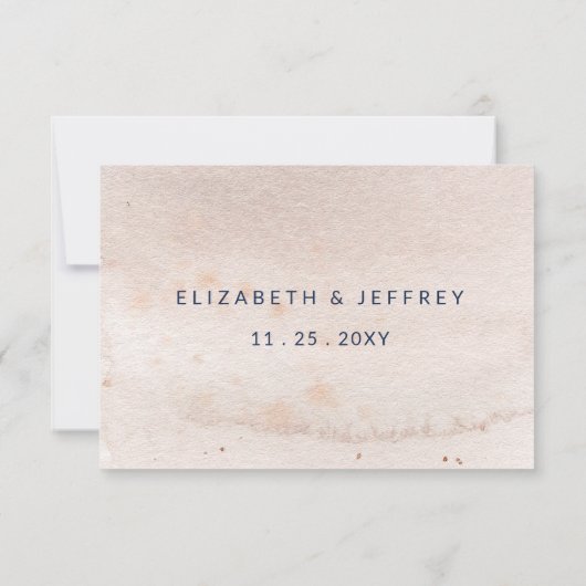 シーシ素朴ェル海シーサマービーチ結婚式 出欠カード (裏面)