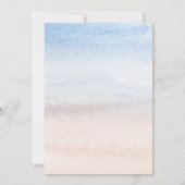 シーシ素朴ェル海シーサマービーチ結婚式 招待状 (裏面)