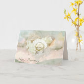 シーシ結婚ェル記念日のリングや輪 カード (黄色い花)