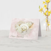 シーシ結婚ェル記念日のリングや輪 カード (黄色い花)