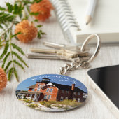 シージルトライトハウスニュージャージーラウンドキーチェーン キーホルダー (側面)