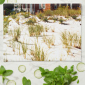 シージルトライトハウスニュージャージー茶タオル キッチンタオル (折り畳み)