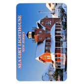 シージルトライトハウス、ニュージャージーフレキシマグネット マグネット (縦)