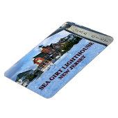 シージルトライトハウス、ニュージャージーフレキシマグネット マグネット (左側)