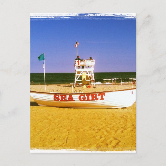 シージルトライフガードボート ポストカード (正面)