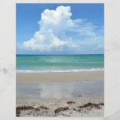 シースカイサンドビーチシースケープスクラップブック紙 (正面)