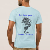 シースカウトの船"復讐" Tシャツ (裏面)