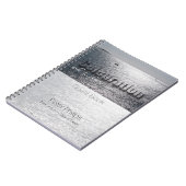 シースケープお祝いオブライフカスタムゲストブック ノートブック (左側)