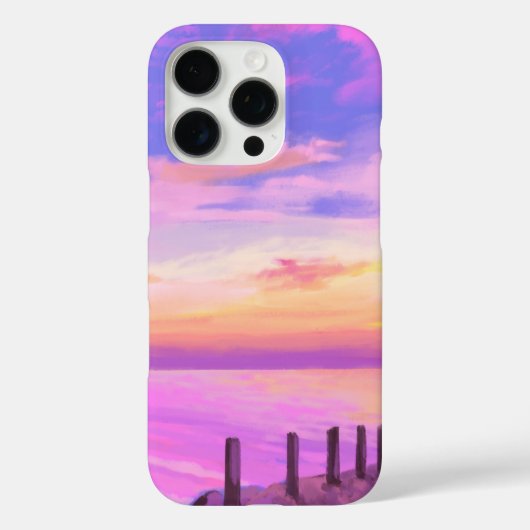シースケープとビーチ素晴らし、波&山シーケース Case-Mate iPhoneケース (裏面)