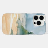 シースケープとビーチ素晴らし、波&山シーケース Case-Mate iPhoneケース (裏面 (横))