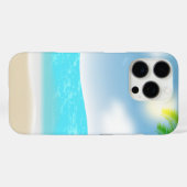 シースケープとビーチ素晴らし、波&山シーケース Case-Mate iPhoneケース (裏面 (横))