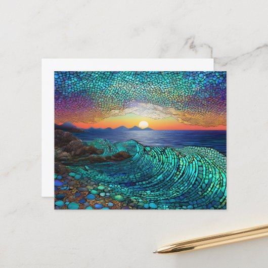 シースケープアクアミラーゲ紙 (正面/裏面インサイチュ)