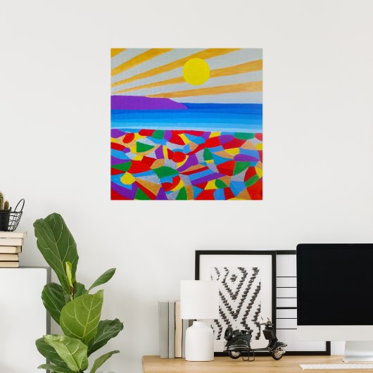 シースケープアクリルファインアート ポスター (ホームオフィス)