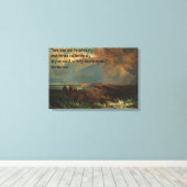 シースケープオブインディアン海海岸線キャンバスプリント キャンバスプリント (インサイチュ (ウッドフロア))