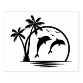 シースケープジャンピングドルフィンズラバースタンプ ラバースタンプ (インプリント)