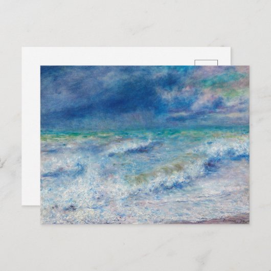 シースケープバイピエールオーギュストルノアールファインアート ポストカード (正面/裏面)