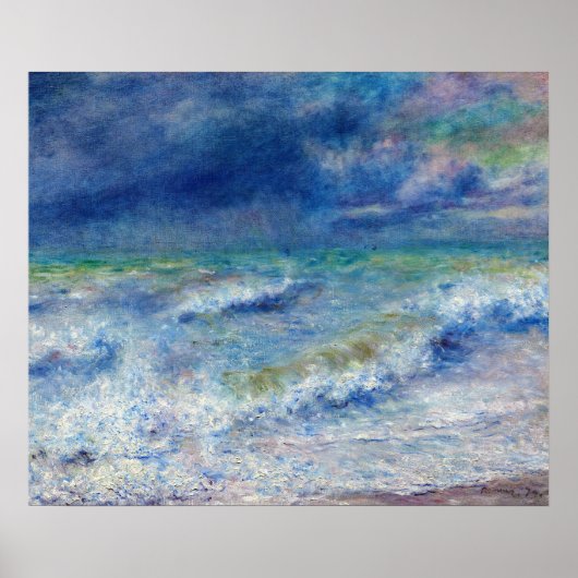 シースケープバイピエール=オーギュストルノアール ポスター (正面)