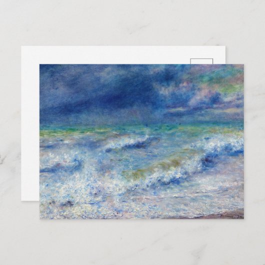 シースケープバイピエール=オーギュストルノアール ポストカード (正面/裏面)