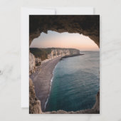 シースケープビーチお祝い結婚式招待状 招待状 (裏面)