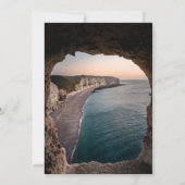 シースケープビーチお祝い結婚式招待状 招待状 (裏面)