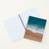 シースケープビーチシェルズサマーバケーション ノートブック (内部)