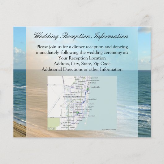 シースケープビーチ結婚式ブルー海 チラシ (正面)