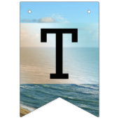 シースケープビーチ結婚式ブルー海 バンティングフラッグ (第1の旗)