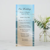 シースケープビーチ結婚式ブルー海 プログラム (スタンド正面)