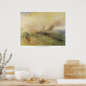 シースケープフォーケストンバイジョセフマロットターナー ポスター (キッチン)