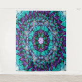 シースケープフラワー…... タペストリー (正面)