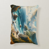 シースケープペインションシービーチウィズクリフ アクセントクッション (裏面(縦))