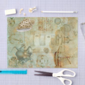 シースケープライトハウスタコヴィンテージ 薄葉紙 (クラフト)