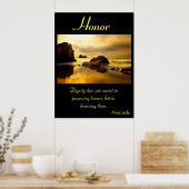 シースケープリズムの中で名誉が揺れる ポスター (キッチン)