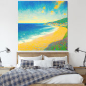 シースケープ07 キャンバスプリント (インサイチュ (寝室))