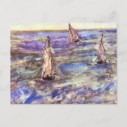 シースケープ1873年Edouard Manet ポストカード (正面)