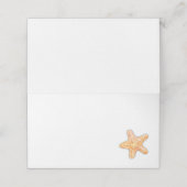 シースターのヒトデの水彩アートゲスト座席表 プレイスカード (外部開封)