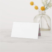 シースターのヒトデの水彩アートピンクゲスト プレイスカード (裏面)