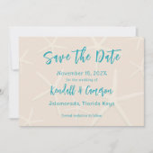 シースタースターヒトデ保存日 招待状 (正面)