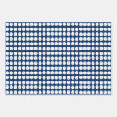 シースターズサンドドルダークネイビーブルー ラッピングペーパーシート (正面2)