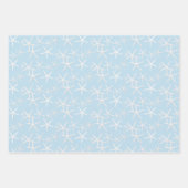 シースターズサンドドルビーチベビーブルー ラッピングペーパーシート (正面)