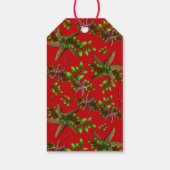 シースターズホリーレッドビーチクリスマス ギフトタグ (裏面)