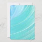 シースターズ海をテーマにしたカップルシャワー招待状 招待状 (裏面)