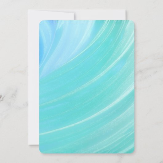 シースターズ海をテーマにしたカップルシャワー招待状 招待状 (裏面)