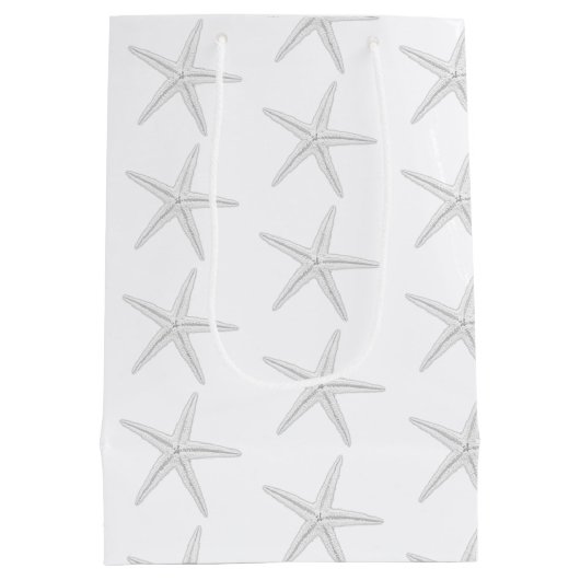 シースターズ結婚ウェルカムピンクブラウン紙バッグ ミディアムペーパーバッグ (裏面)