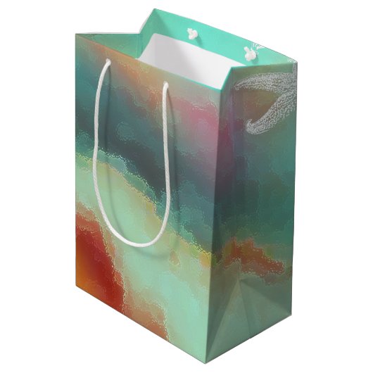 シースターズ結婚サンキューメッセージ紙抱き枕 ミディアムペーパーバッグ (裏面アングル)