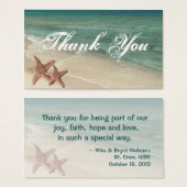 シースターフィッシュサンキューギフトラベル (正面&裏面)