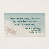 シースターフィッシュサンキューギフトラベル (裏面)