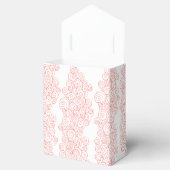 シースター旋回コーラル白結婚式の引き出物の天幕 フェイバーボックス (オープン)